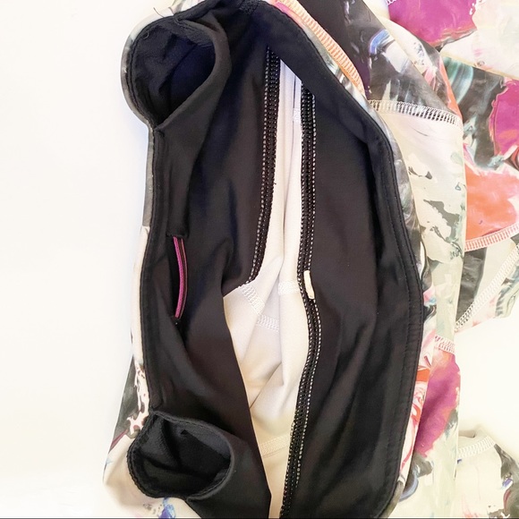 LULULEMON Run Inspire Crop Leggings pigment wave 4 printed yoga - Picture 7 of 13